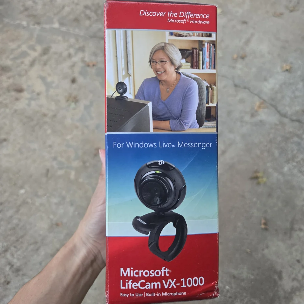 Microsoft LifeCam VX-1000‎ Black Webcam